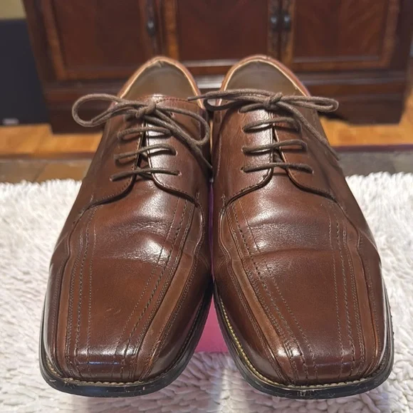 stacy adams men's dress shoes brown Stacy Adams Sync 8 Men's Cognac